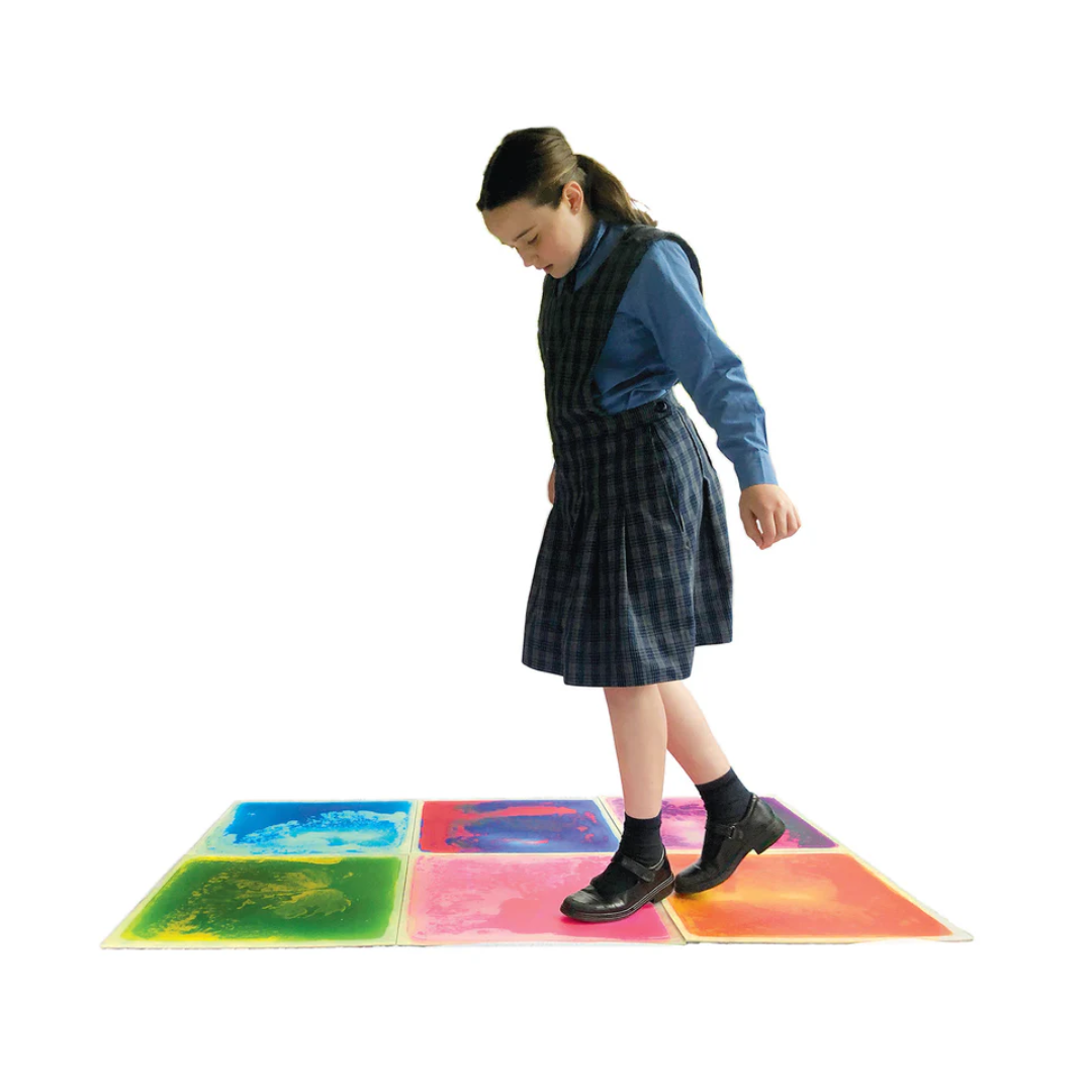 Sensory Liquid Floor Tiles(50cm x 50cm) - Set Of 6