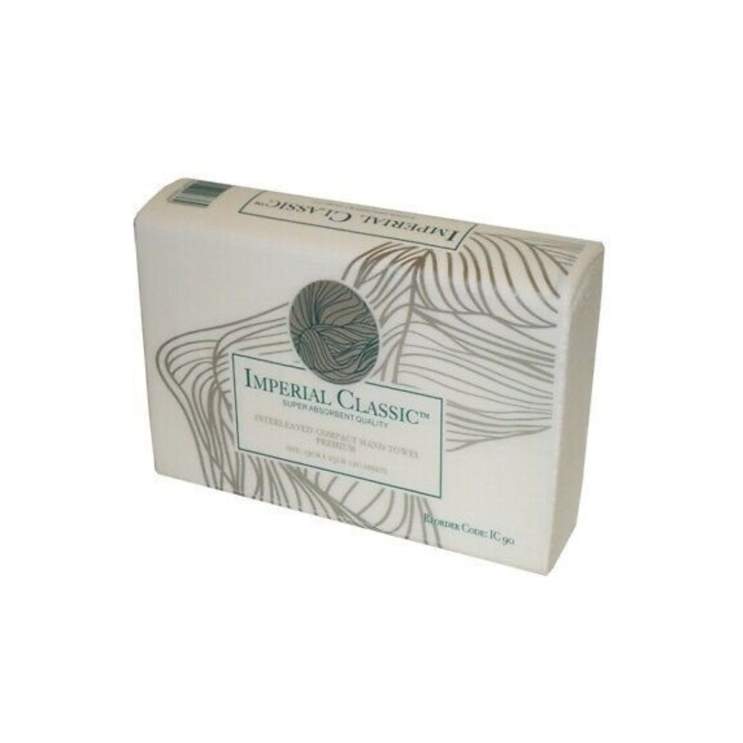 Interleaved Paper Towel - Compact (90 Sheets) - 24 Packs/CTN