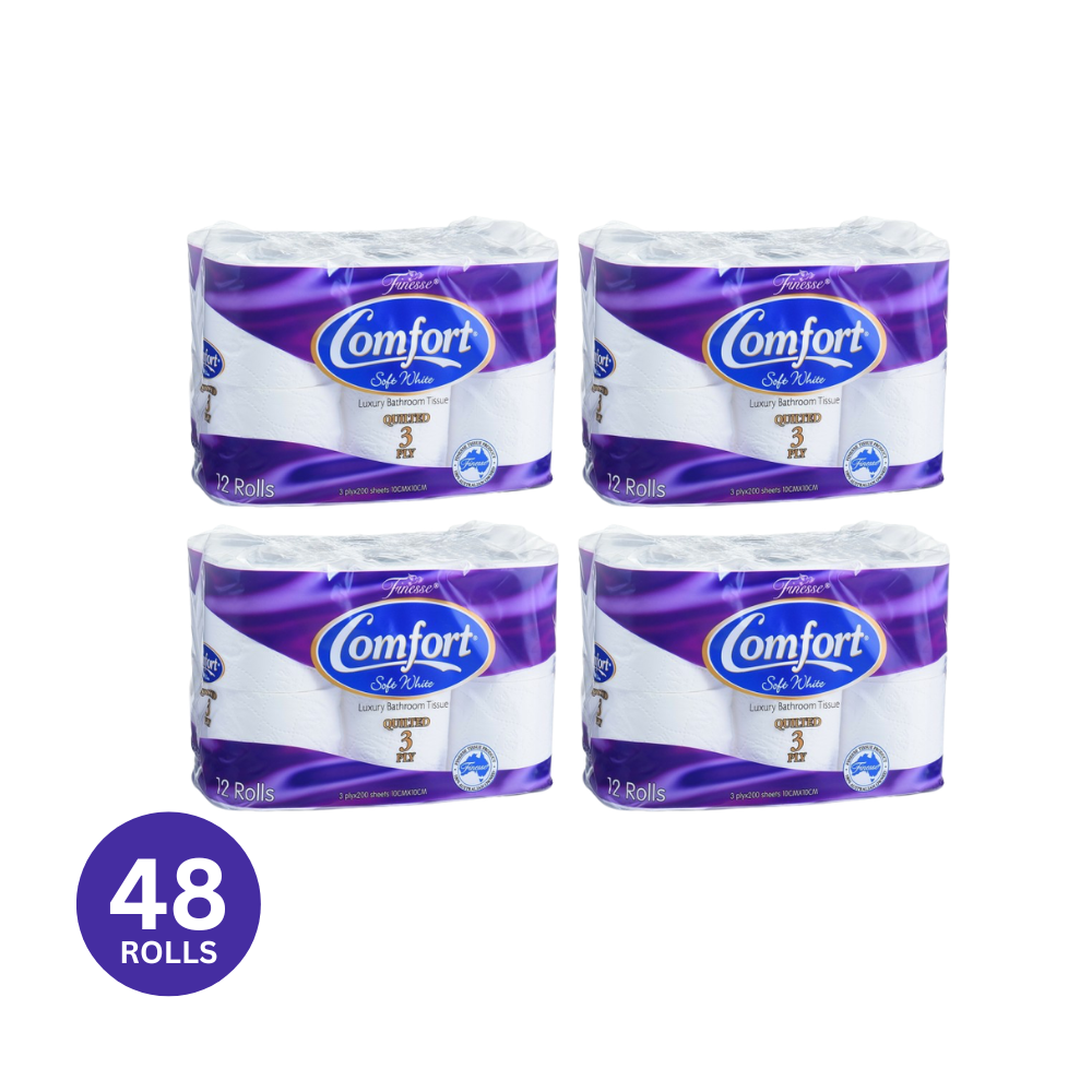 Toilet Rolls - 3ply (48 rolls)