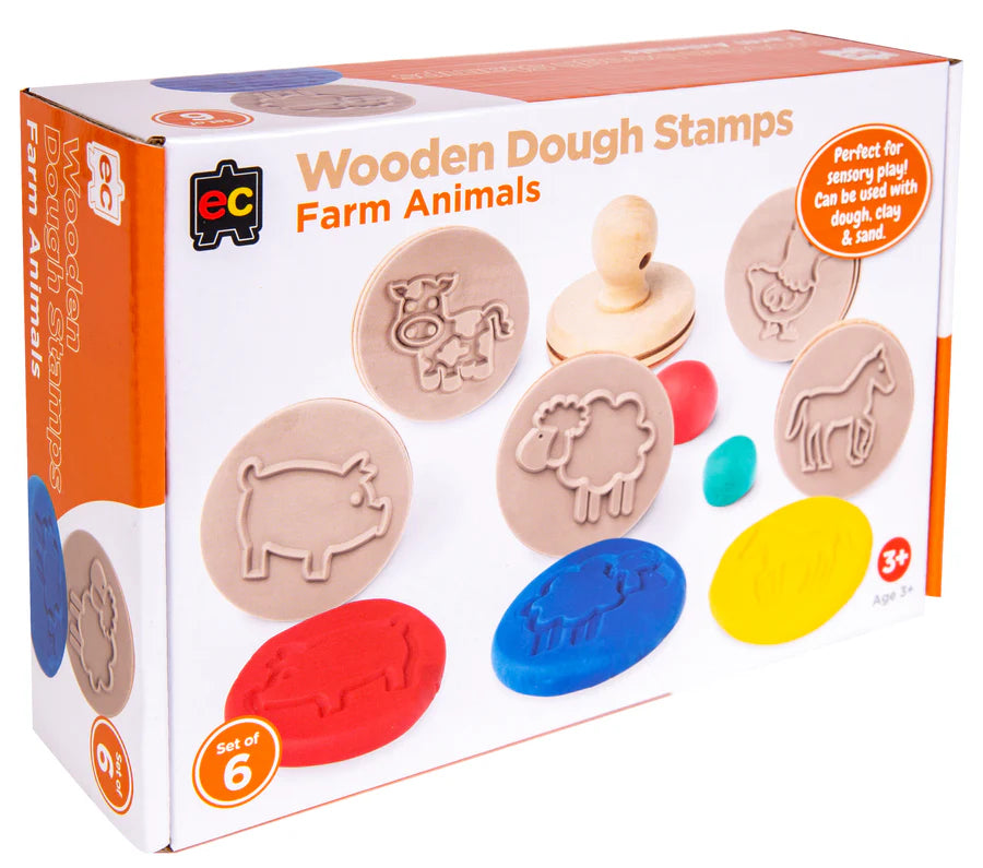 Wooden Dough Stamps - Farm