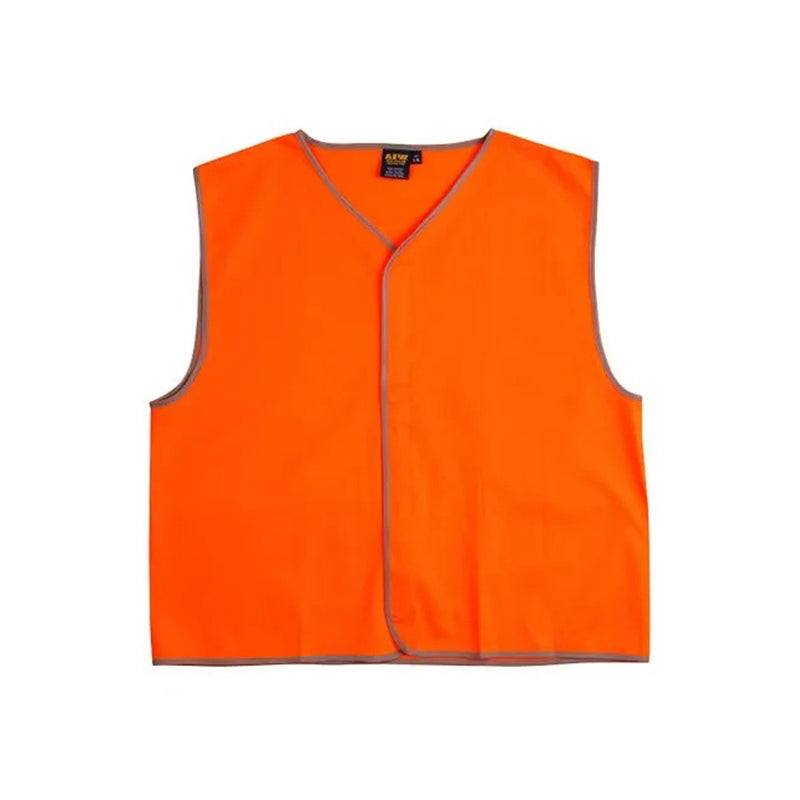 Bulk Buy Kids Hi Vis Vest - Orange - Front No Logo