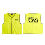 Bulk Buy Kids Hi Vis Vest - Yellow - Front + Back Logo