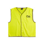 Bulk Buy Kids Hi Vis Vest - Yellow - Front Logo