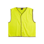 Bulk Buy Kids Hi Vis Vest - Yellow - Front No Logo