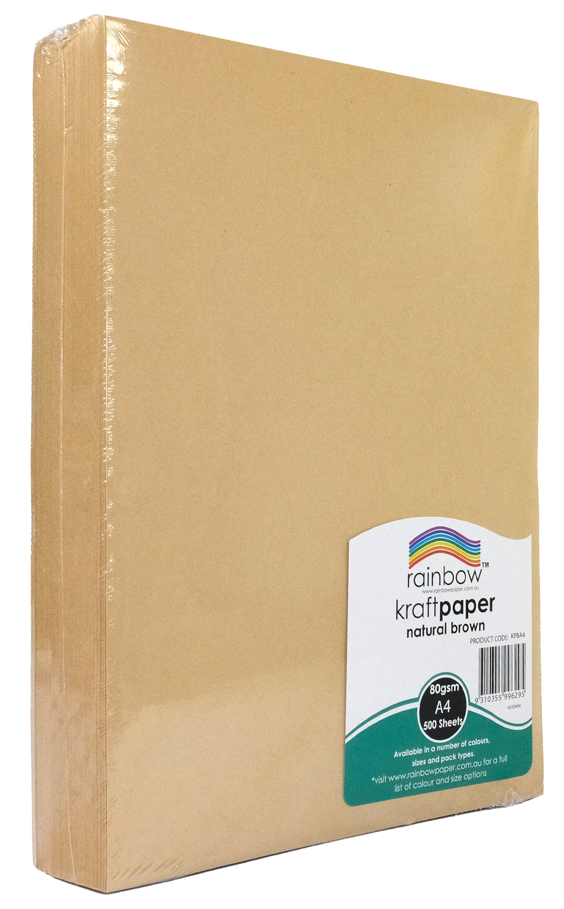 Rainbow Kraft Paper 80gsm A4 -  500 Sheets