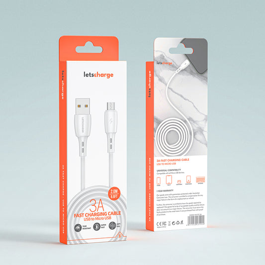 2m USB to Micro Cable