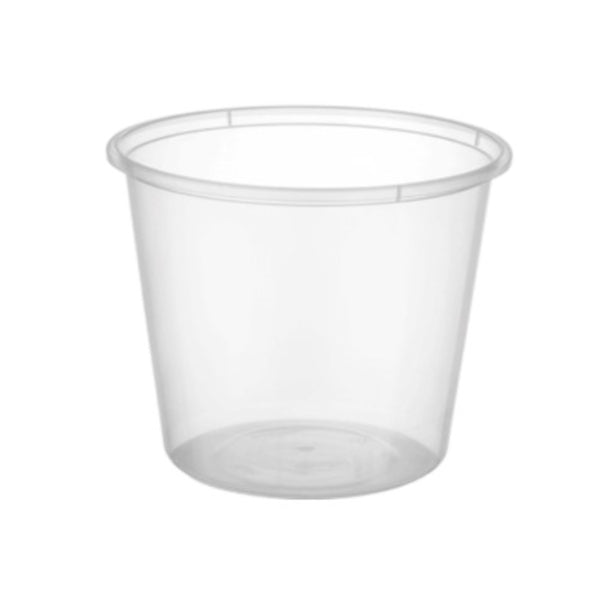 Bulk Buy Round Plastic Container - 25oz.