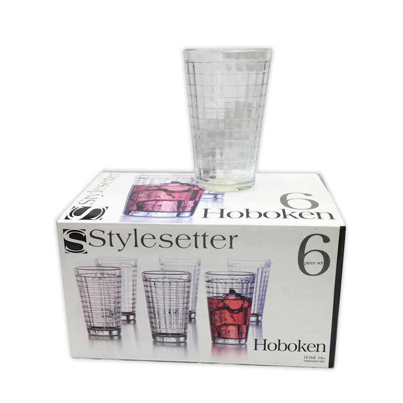 Long Glass Cup - 6pcs