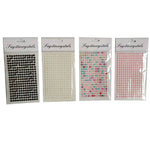 Bulk Buy Gem Stickers - Pearl 6mm