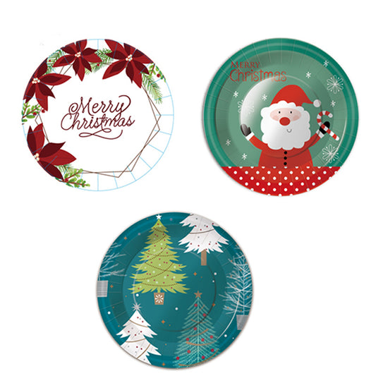 Christmas Paper Plates - Assorted (12pk)