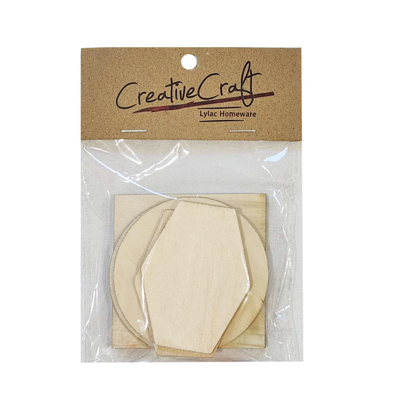 Plywood Shapes - 8 Pack 