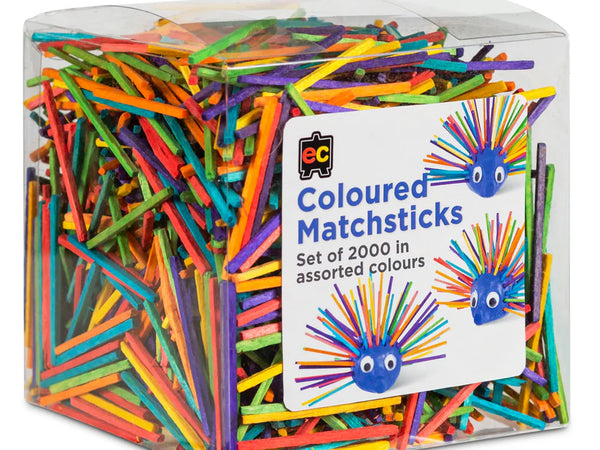 Wholesale Matchsticks - 2000 Pack(Coloured)