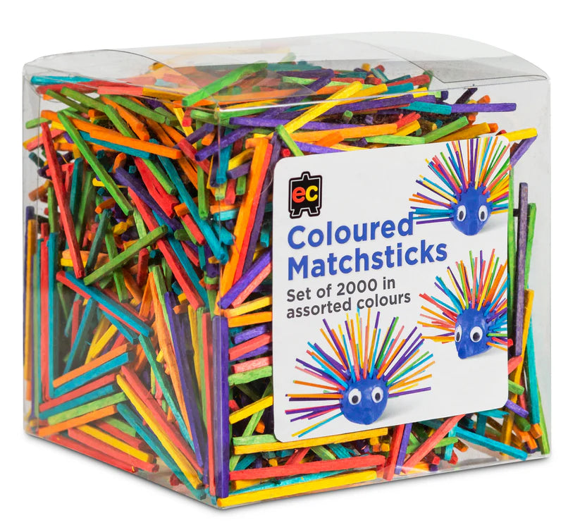Wholesale Matchsticks - 2000 Pack(Coloured)