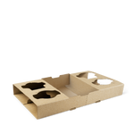 Takeaway 4 Cup Tray - 100 Pack