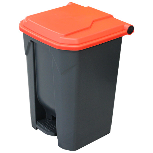 Red Pedal Bin 50L