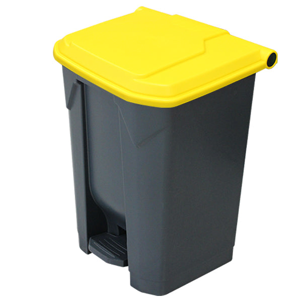 Yellow Pedal Bin 50L
