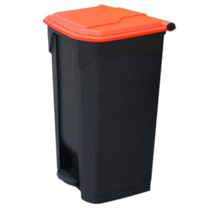 Red Pedal Bin 100L