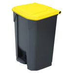 Yellow Pedal Bin 80L