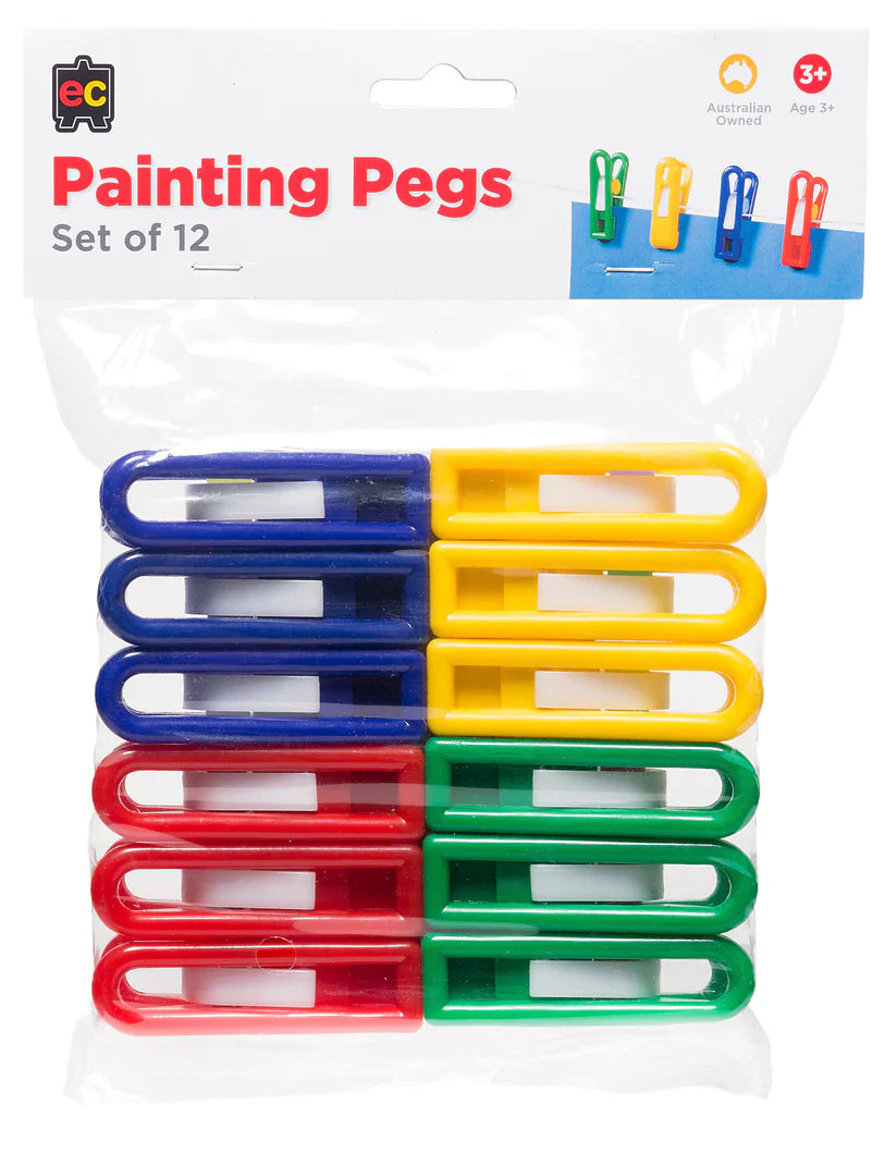 Wholesale Painting Pegs - 12 Pack