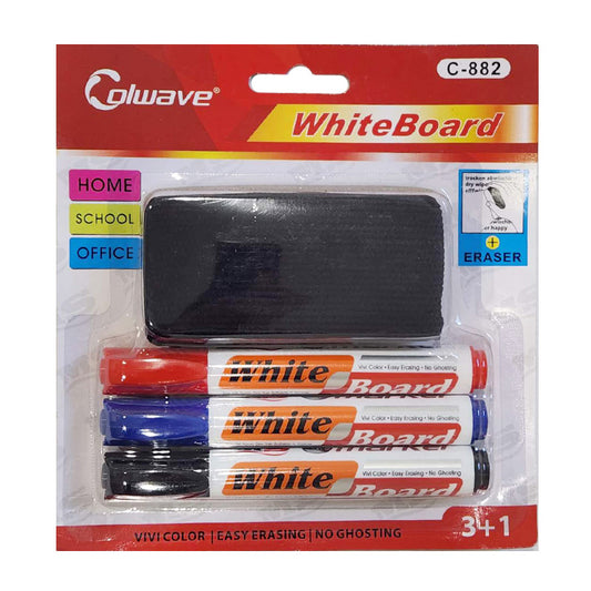 White Board Marker and Eraser