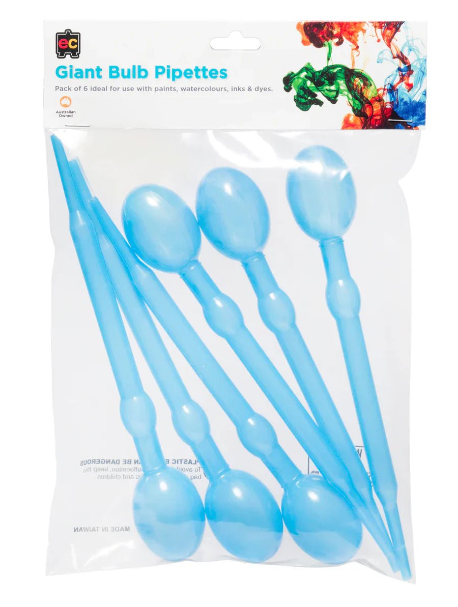 Bulk Buy Giant Bulb Pipettes - 6 Pack