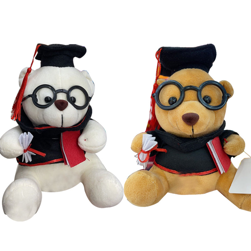 Plush Graduation Bear - 21cm - Assorted