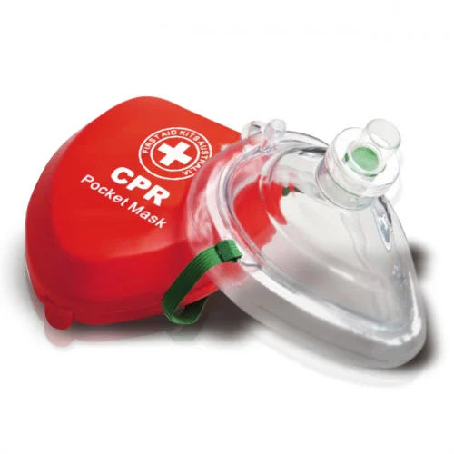Pocket CPR Mask in Heart Shaped Case