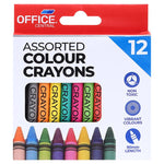assorted colour crayons