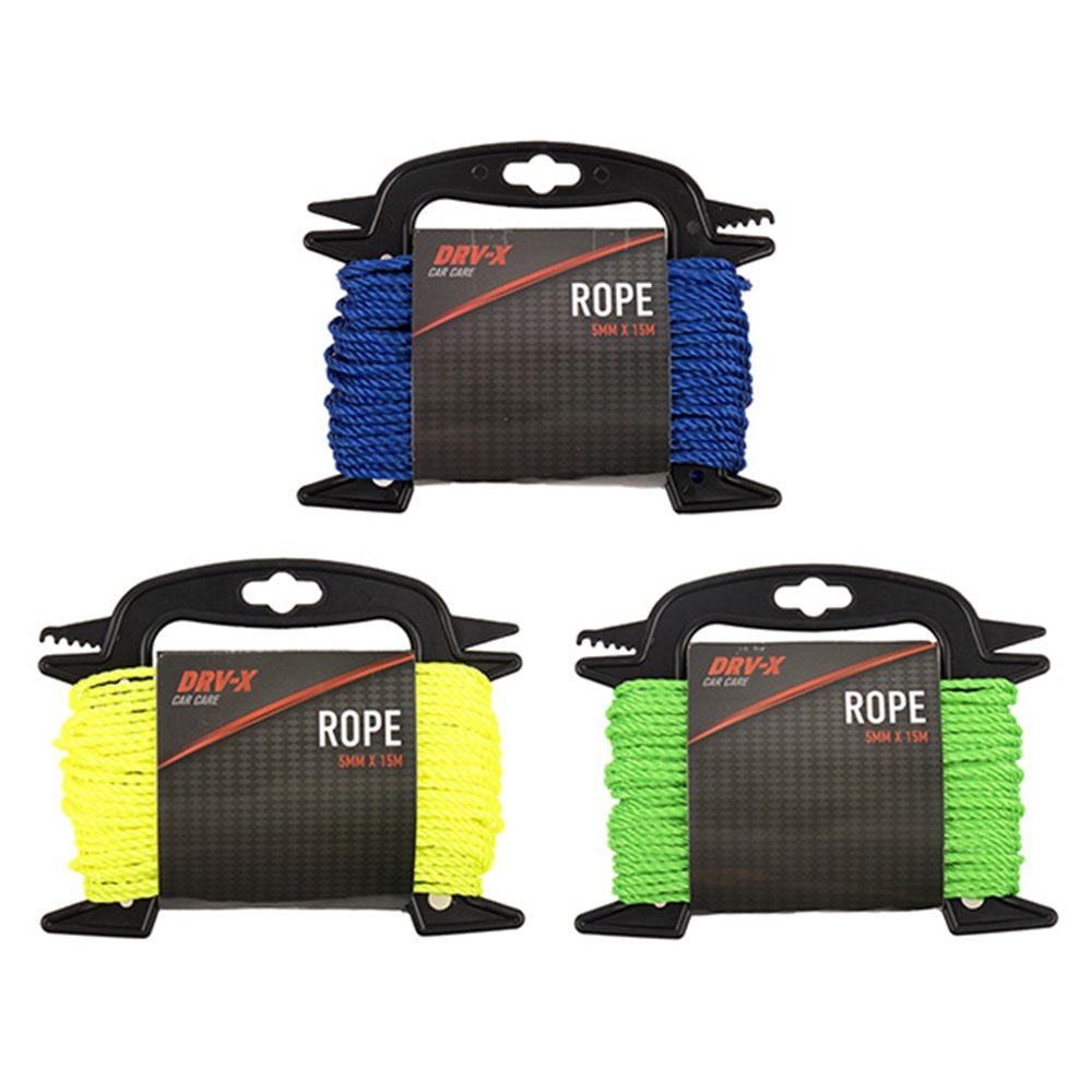 Rope With Reel - 15m - Assorted Colours