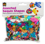 Sequins Assorted Shapes - 150g