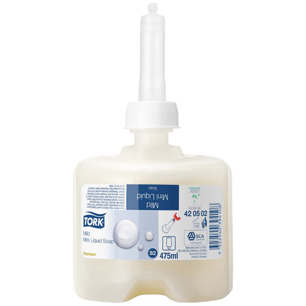 Tork Mild Mini Liquid Soap S2 (475ml x 8)