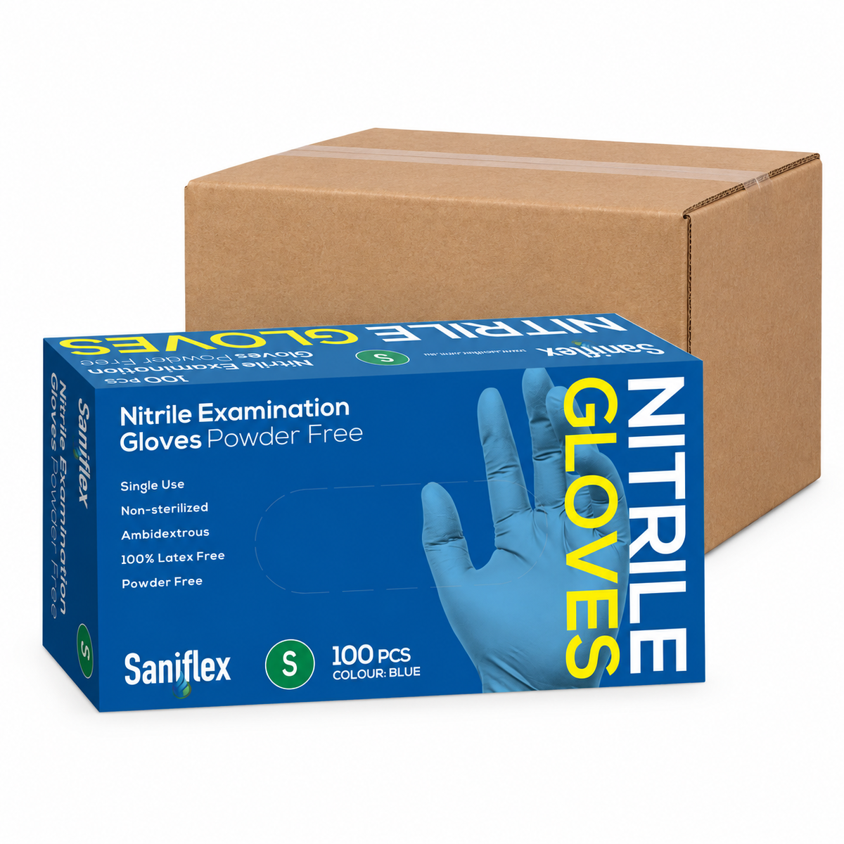 Nitrile Gloves - Blue