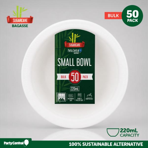 Sugarcane Small Snack Bowl - 50pcs