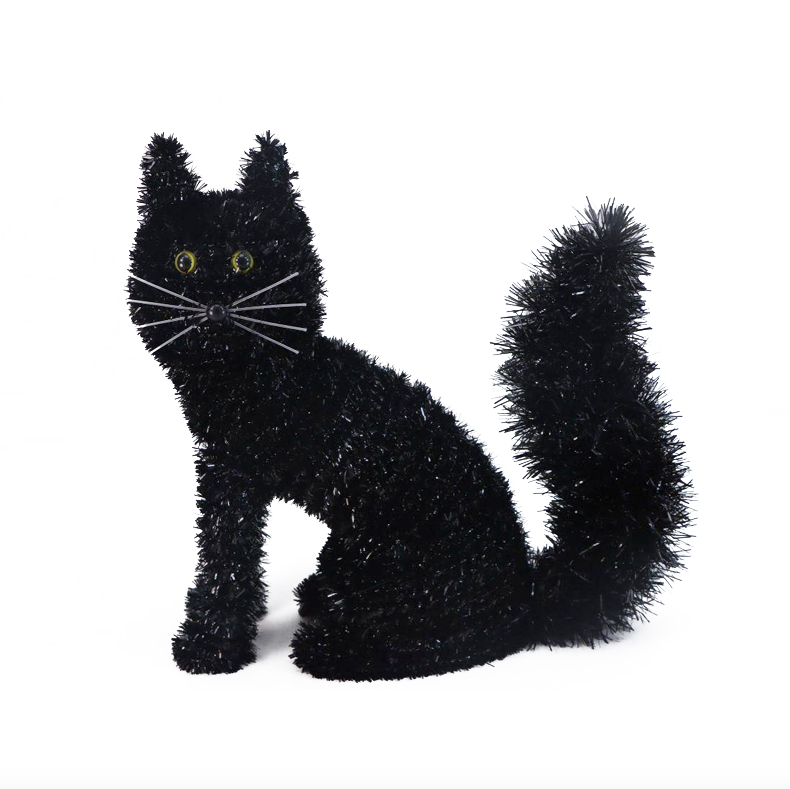 Tinsel Cat 27x29.7x10cm