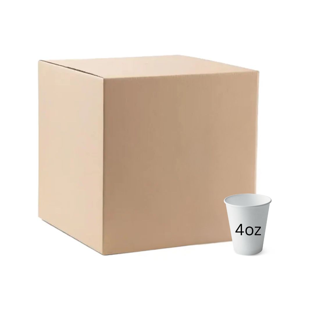 Takeaway Coffee Cups - White - 4oz (1000 CTN.)