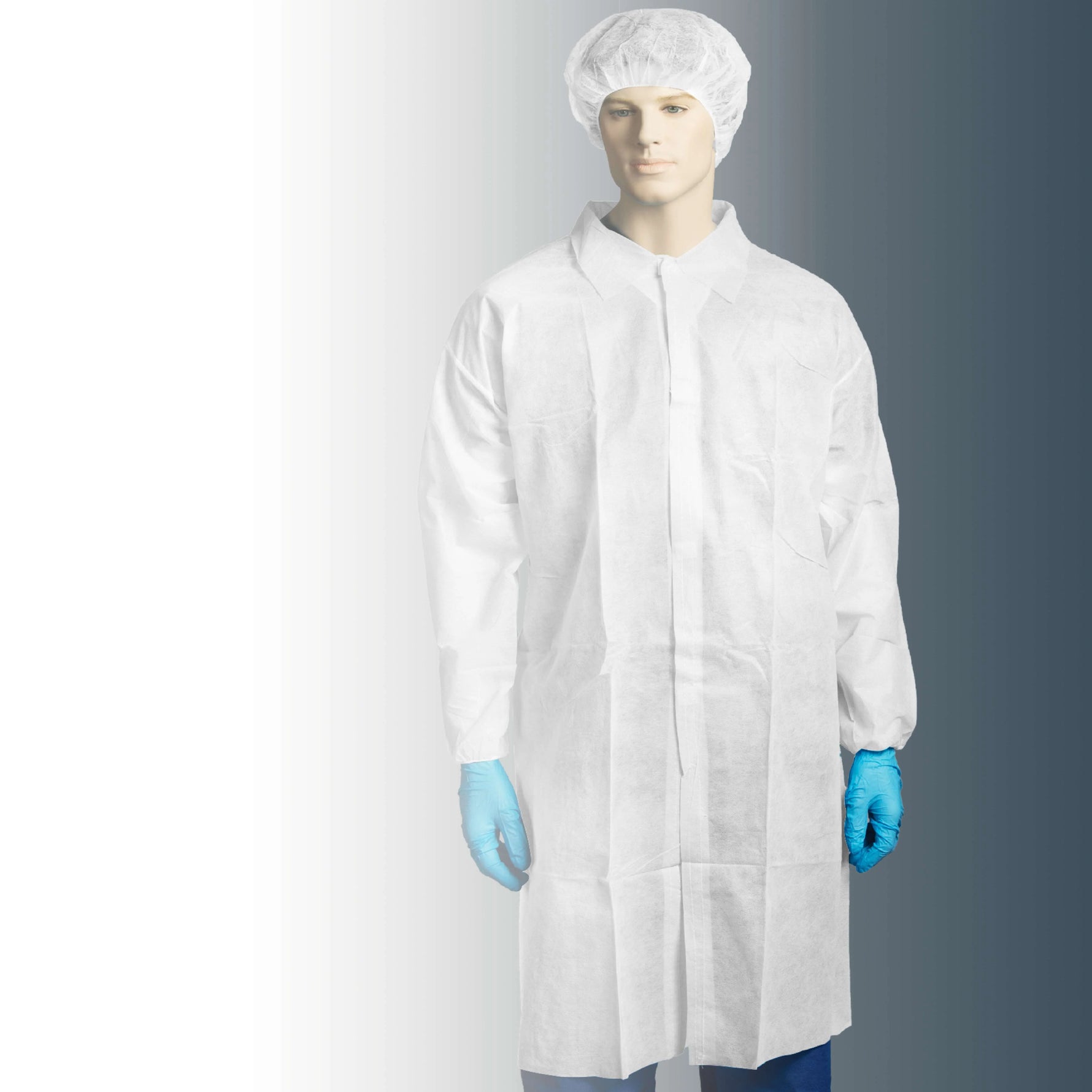 PPE Labcoats - Universal Size - 100pcs/CTN - White