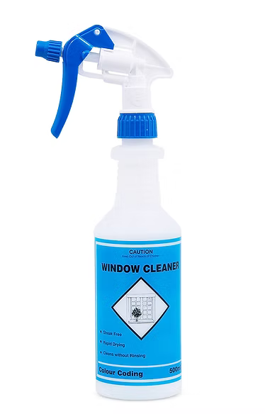 Colour Coded 500ml Bottle - Window Cleaner