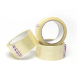 Adhesive Clear Packaging Sealing Tape (48mm x 75m) - 6 Pack