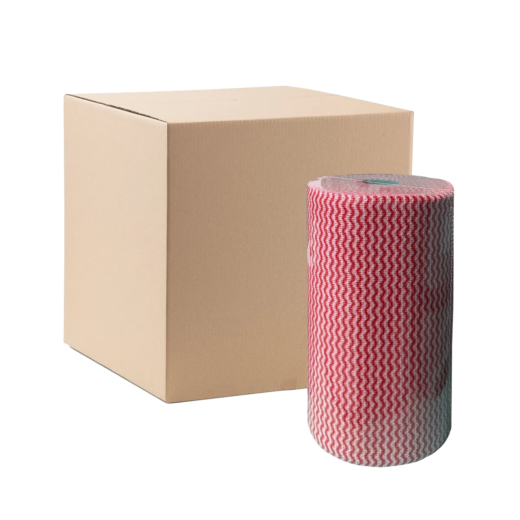 Bulk Buy Roll Wipes - Premium - Red (1 CTN)