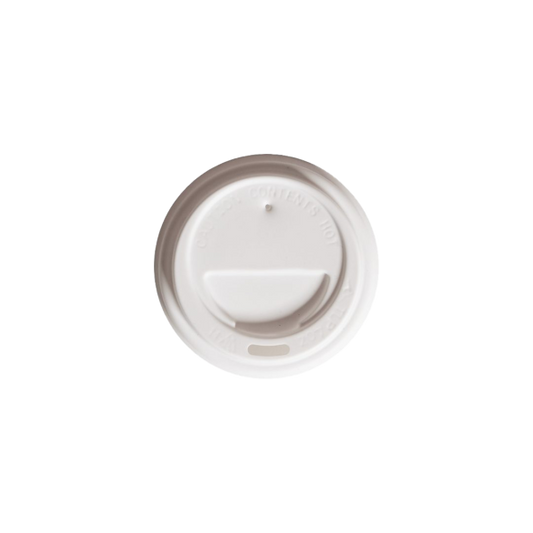 Coffee Cup Sip Lids - White