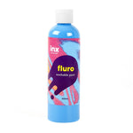 Washable Paint Bottle 250ml - Fluro Blue