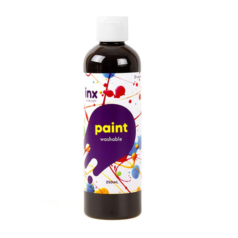 Washable Paint Bottle 250ml - Black