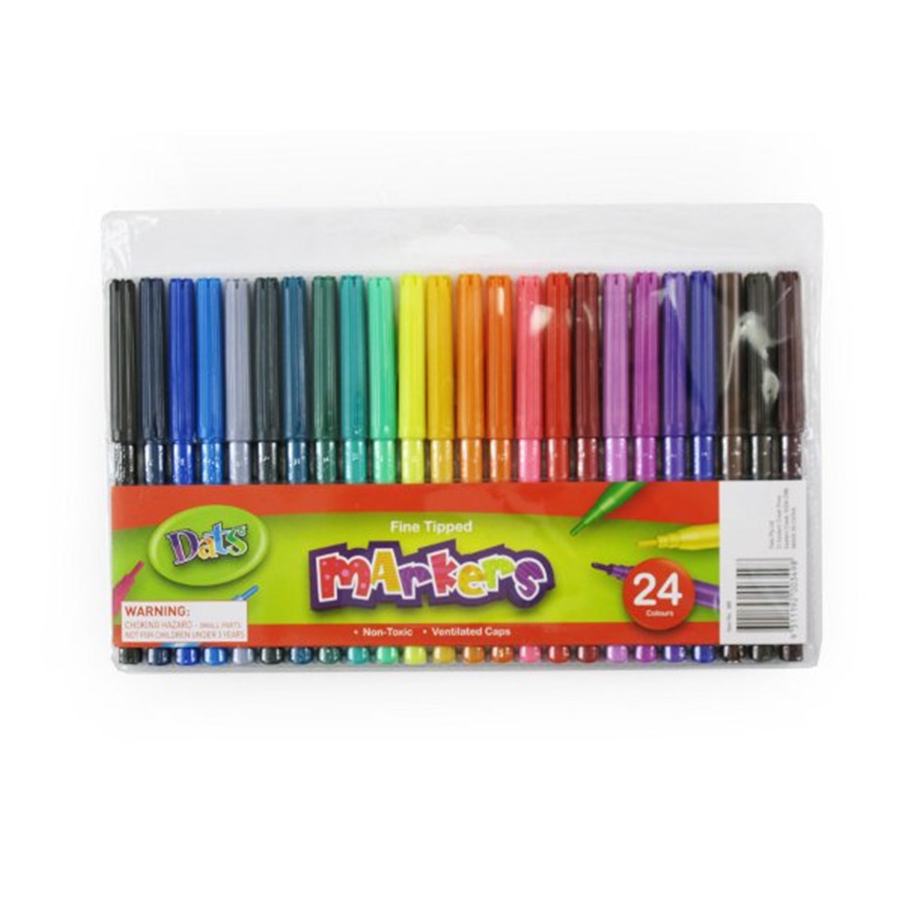 Wholesale Coloured Makers - 24pk.