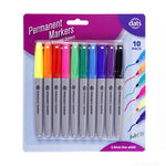 Permant Marker Multicolour - 10 Pack