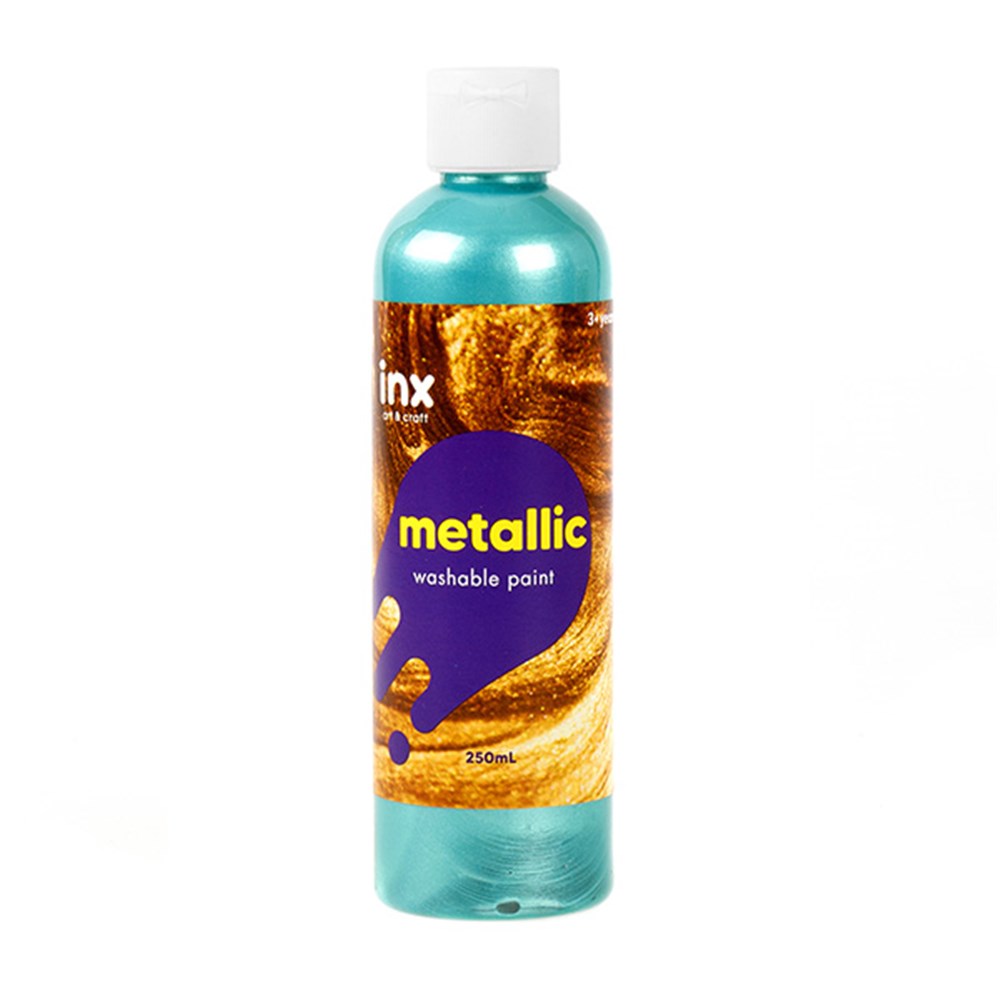 Washable Paint Bottle 250ml - Metallic Green