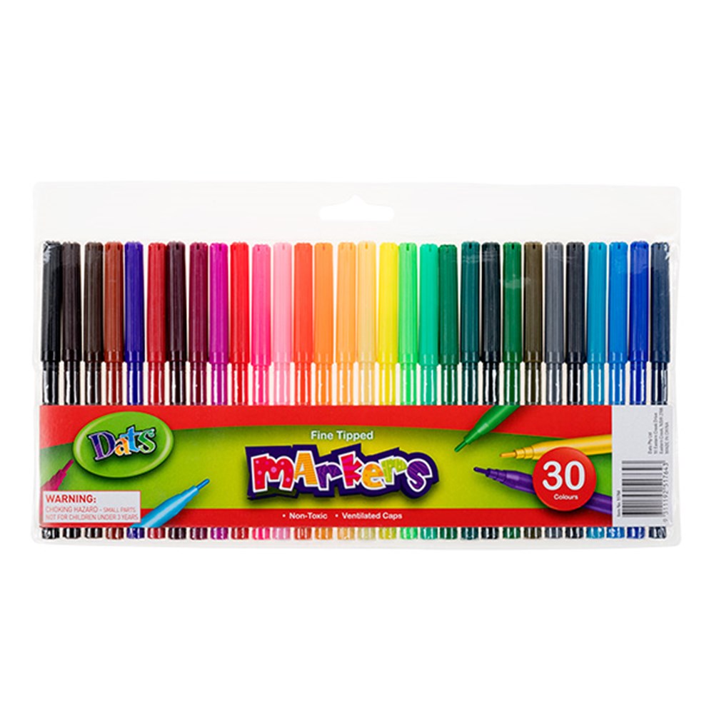 Wholesale Coloured Makers - 30pk.