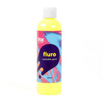 Washable Paint Bottle 250ml - Fluro Yellow
