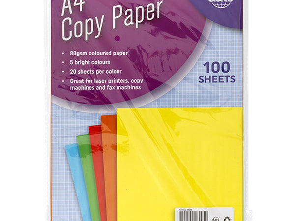 Bulk Buy Coloured Copy Paper - 5 Bright Colours