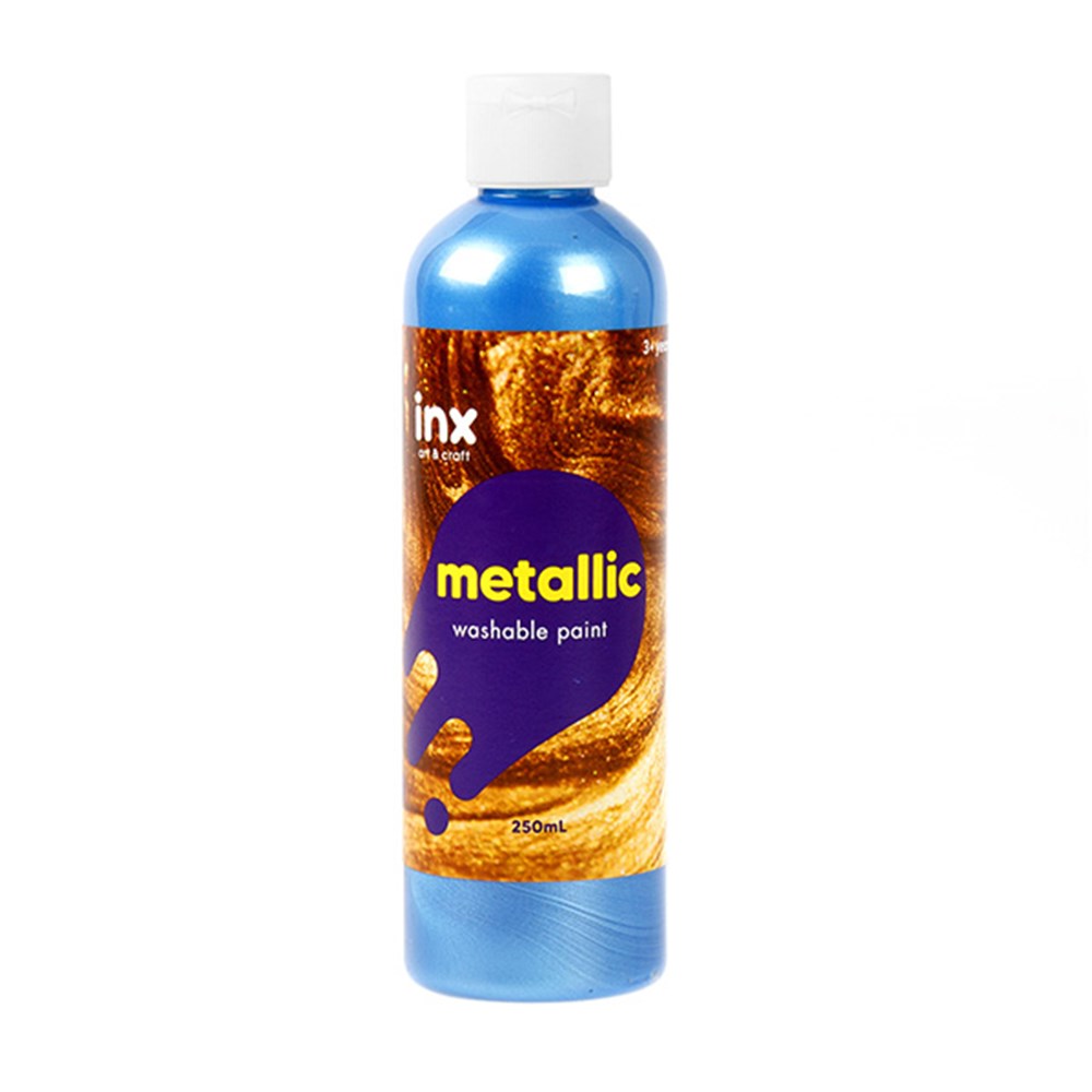 Washable Paint Bottle 250ml - Metallic Blue