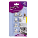 Metal Bulldog/Binder Clip - 8 Pack